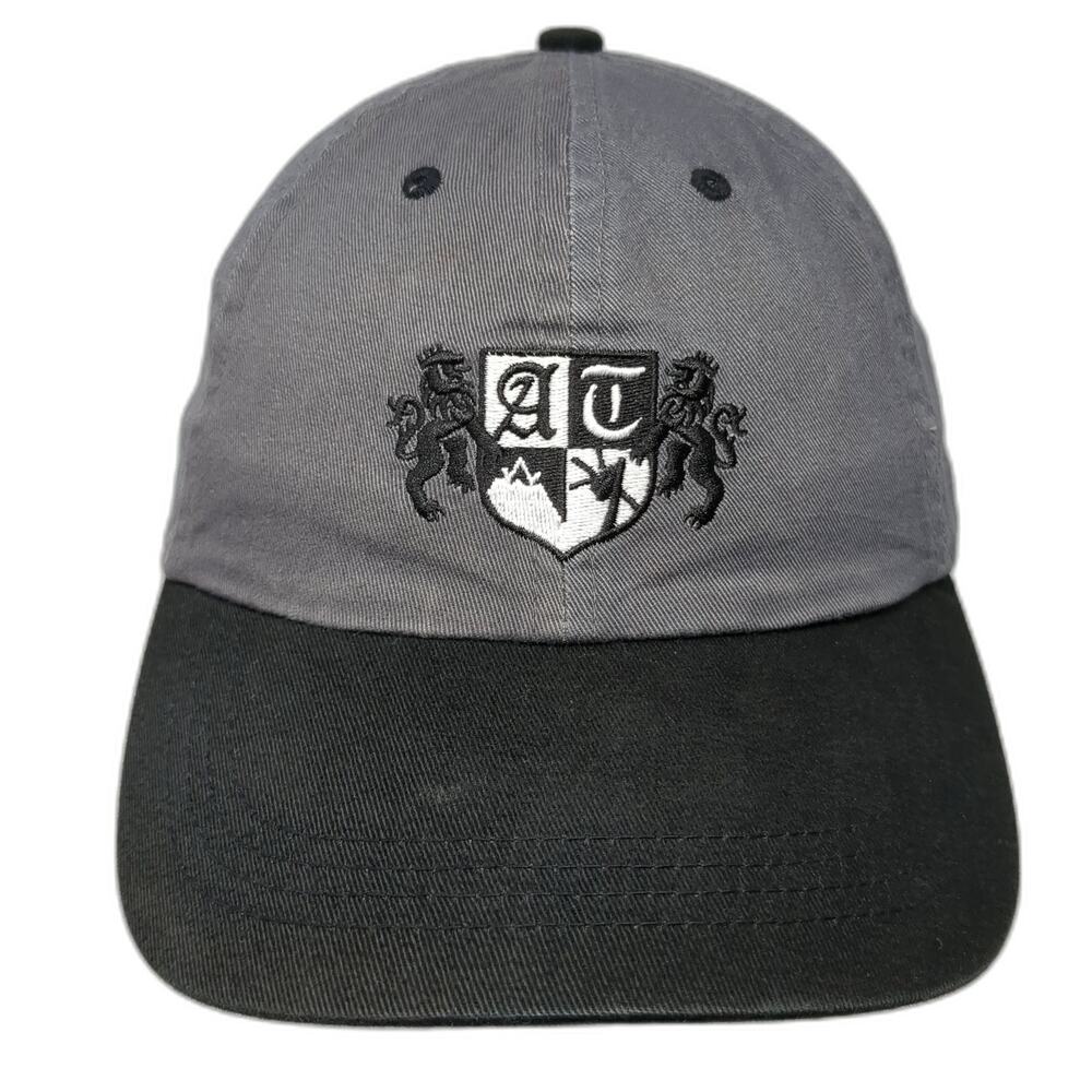 Atomic Comp Wear Strapback Baseball Cap Gray One Size Adjustable Embroidered
